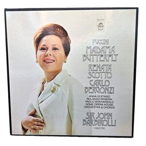 Angel Records SCL-3702 Puccini's Madama Butterfly 3xLP Box Set Stereo c. 1980